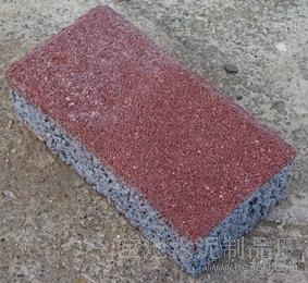 供应天津宝坻颗粒面渗水砖200*100*60颗粒面渗水砖水泥砖绿化砖路面砖