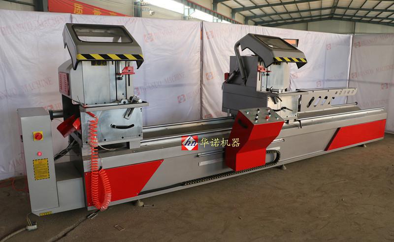 安徽瑶海区铝合金门窗生产设备 铝门窗加工设备数显双头精密锯