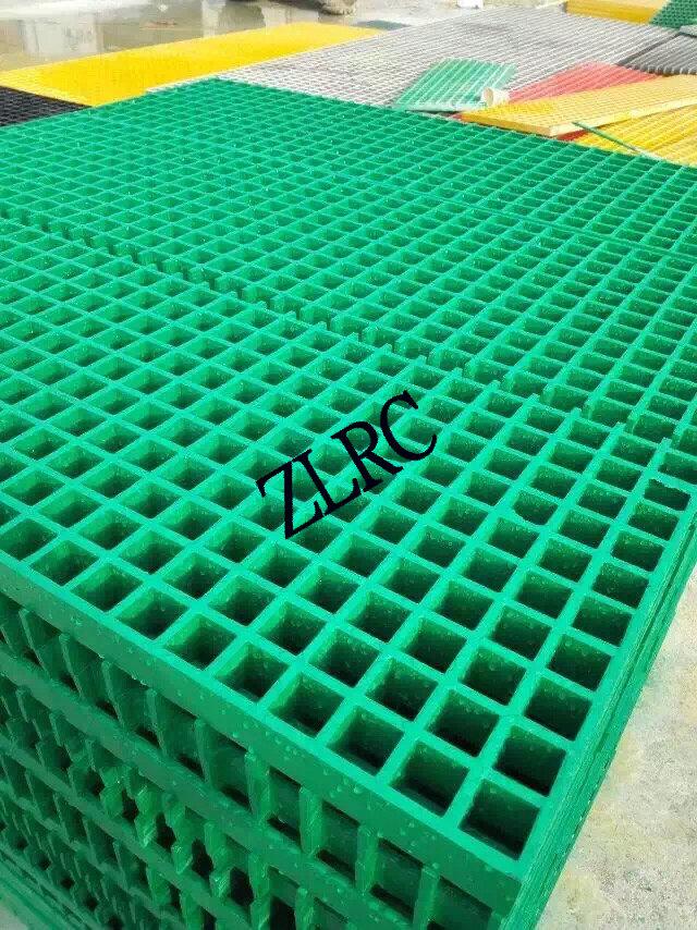 玻璃钢小孔格栅玻璃钢护树围洗车房格栅FRP small hole grating, FRP tree protection fence, car wash room grating