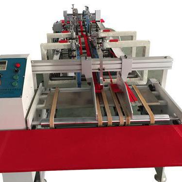 供应全自动胶盒机 PVC透明塑料盒全自动粘盒成型机