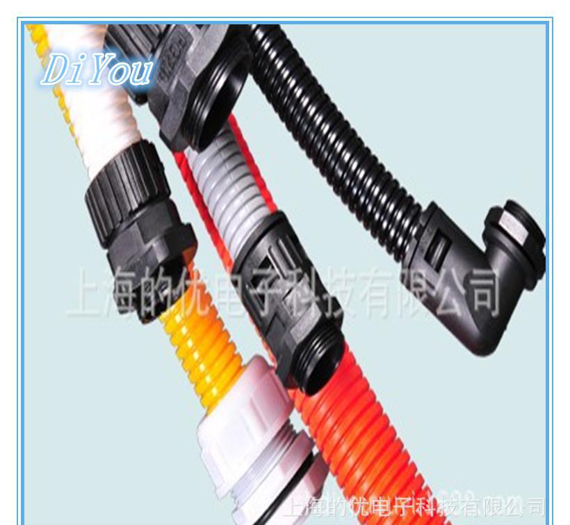 欢迎来厂订购尼龙橙色波纹管/电动车橙色PP波纹管线束波纹管