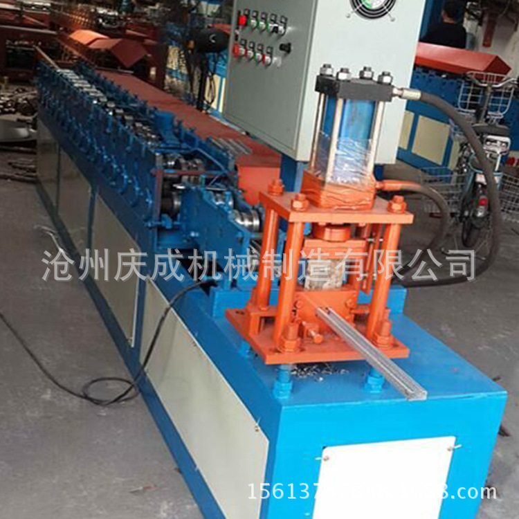 温室农业大棚U型卡槽压型机 弯管机 蔬菜大棚卡槽冷弯成型设备