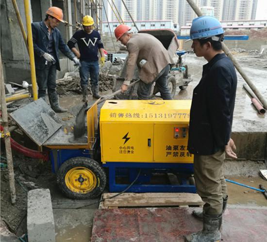 【九科机械】建筑机械30型混凝土细石泵 小型砂浆细石泵 二次构造柱专用泵