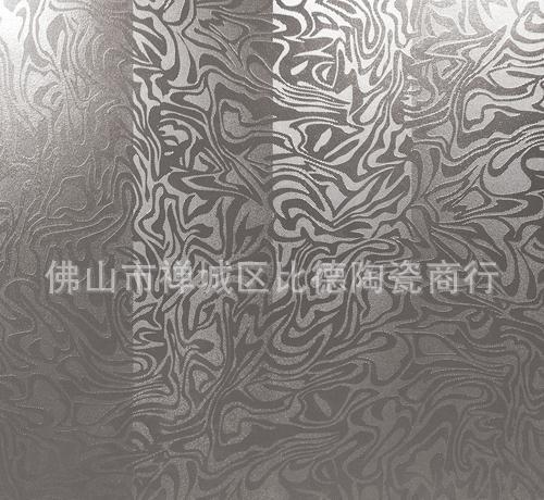 【佛山中冠陶瓷】地板砖-金属釉-仿古砖-银蝴蝶-60*60
