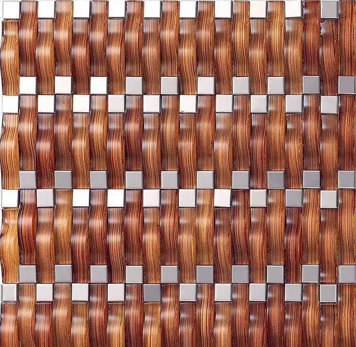 拱形马赛克波浪形 Mosaic Tile 瓷砖 背景墙 ZB