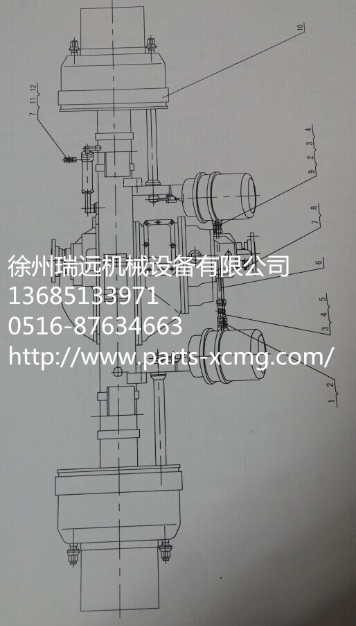 徐工机械及行业设备专用配件QY70K汽车起重机10410246螺栓M10×1