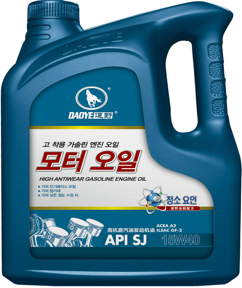 道野（DAOYE）润滑油SJ汽油发动机油 10W/40 高抗磨润滑油（韩国技术）4升装