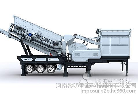 300-500mm三组合变形移动K系列移动破碎站