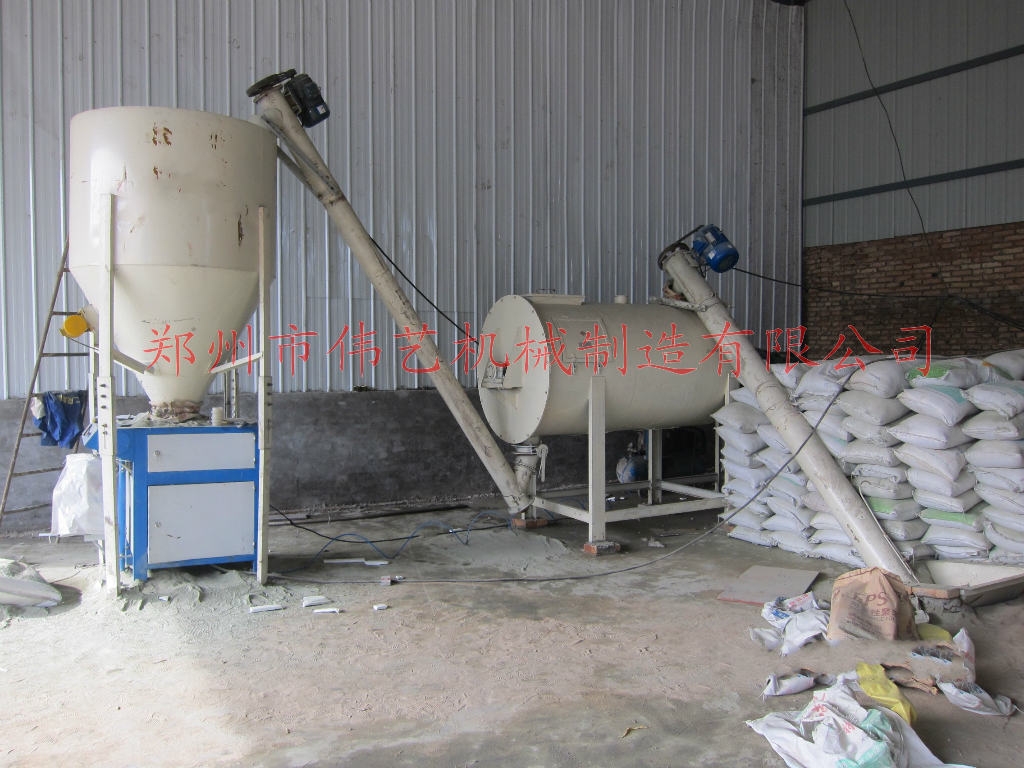 供应干粉砂浆简易流水生产线-简易型干混砂浆生产设备
