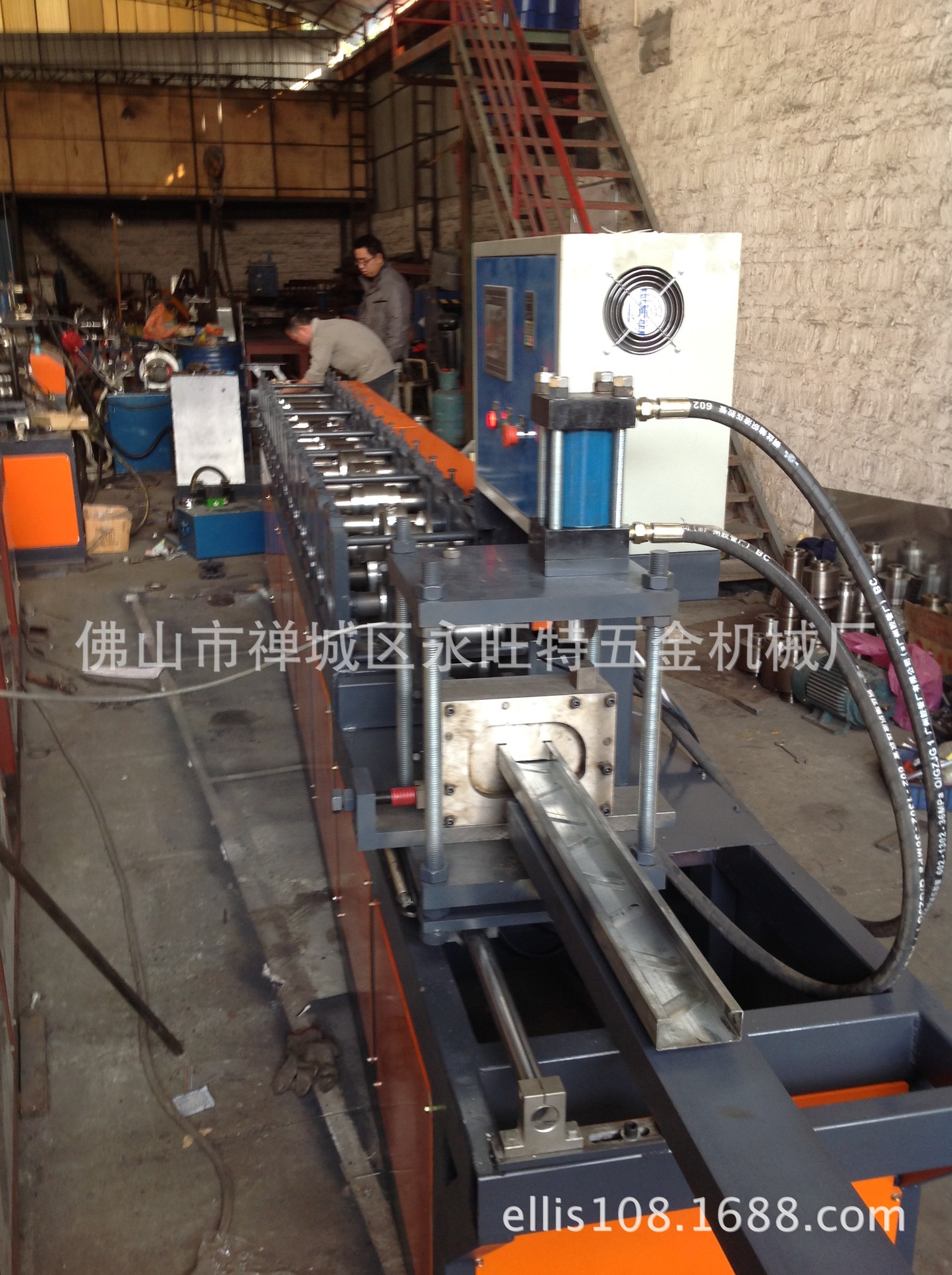 带八字压花龙骨成型机 八字轻钢龙骨成型设备 自动轻钢龙骨机