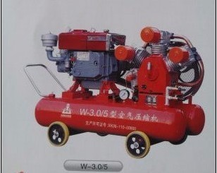 开山牌W-3.0/5 柴油空压机，柴油空气压缩机