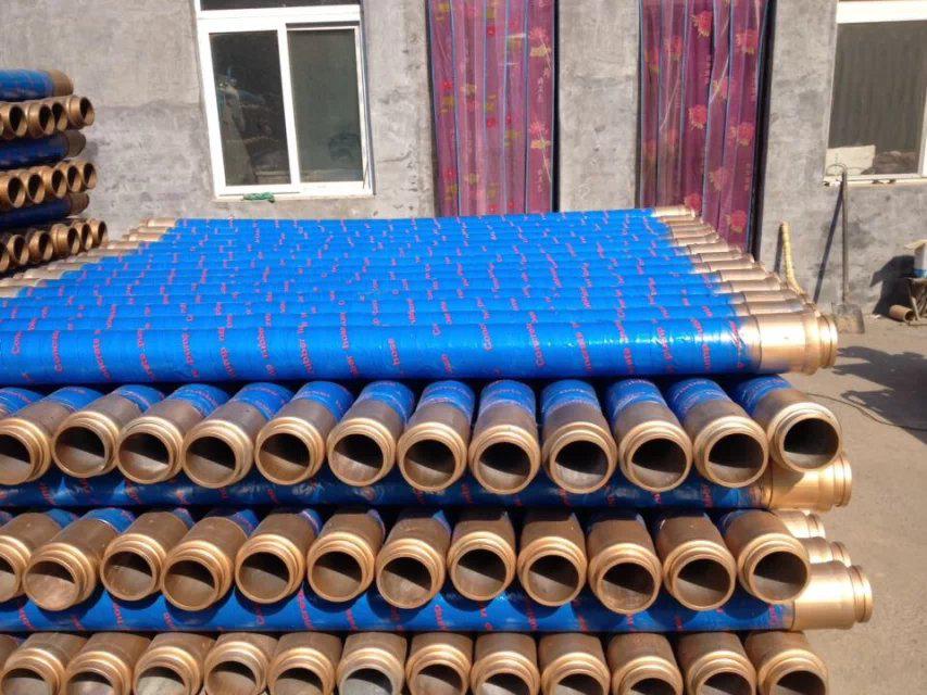 河北混凝土输送胶管 四层钢丝编制 材质天然橡胶
