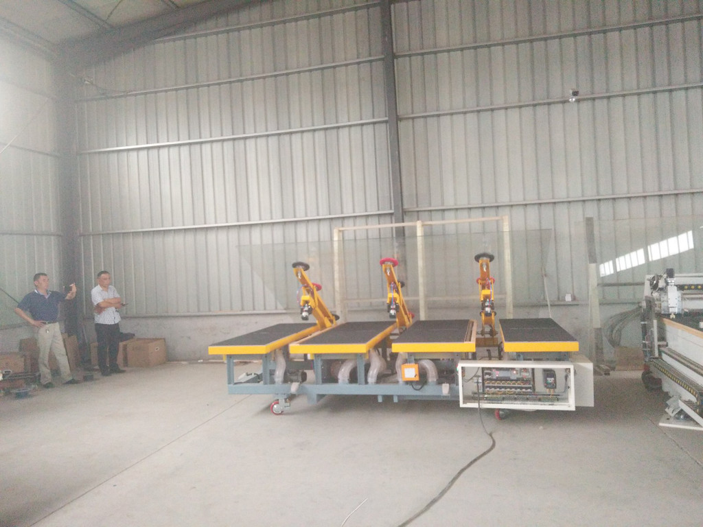 联州4028 玻璃切割设备   玻璃机械 玻璃自动下片机  玻璃下片切割一体机