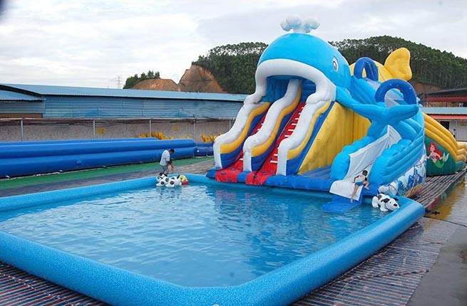 郑州奥瑞斯 儿童水滑梯  水上乐园  支架游泳池 儿童戏水池 厂家直销