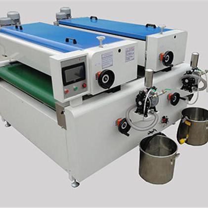 UV滚涂机 瓷砖背景墙 供应栩燊双辊涂布机 油漆干燥设备滚涂机厂家