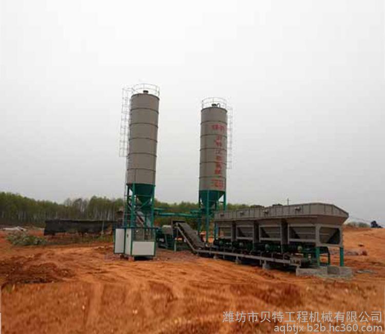 【贝特机械】HLS120 型混凝土搅拌楼 大型工程机械 筑路机械  潍坊贝特