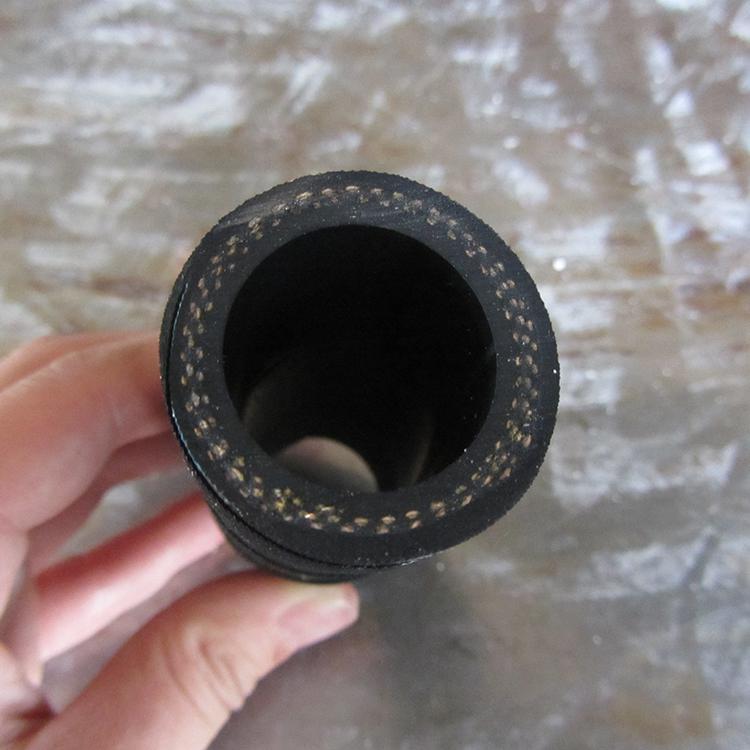 黑色夹布胶管 橡胶输水管 低压夹线输水胶管 规格型号齐全