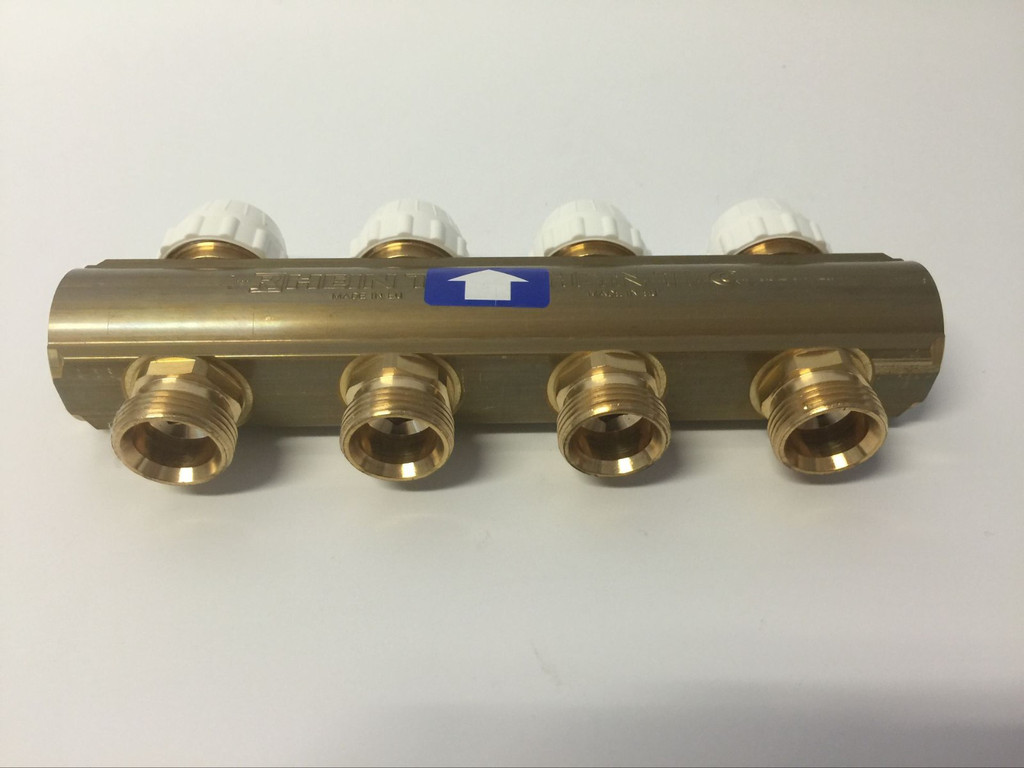 倍适Rhein Tec 地暖配件 四路分集水器