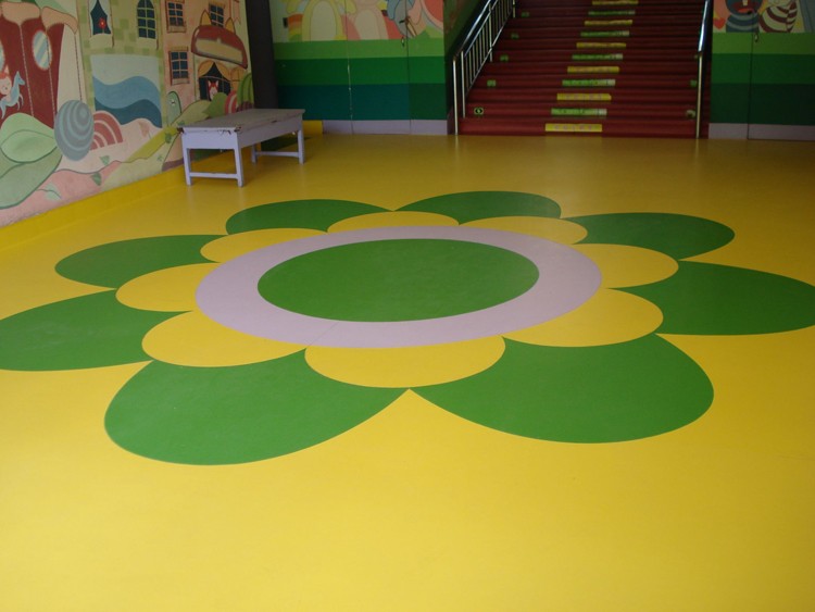 美立德幼儿园塑胶地板 幼儿园卡通地胶 儿童塑胶地板幼儿园PVC胶地板早教中心地胶