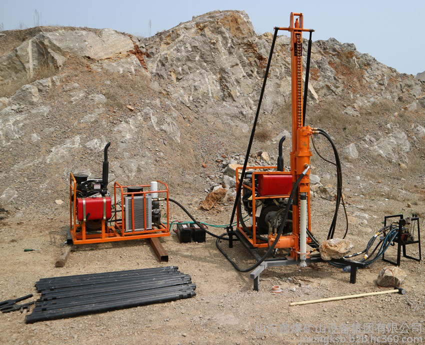 分体式气动钻机 轻便型勘探钻机 山地钻机 30米石油物探钻机
