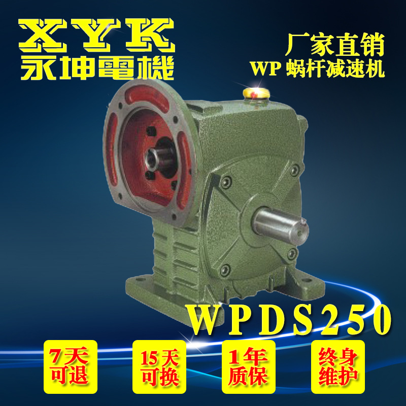 WPDA/WPDS/WPDZ250蜗轮蜗杆减速机 11KW/15KW三相异步电动机输入