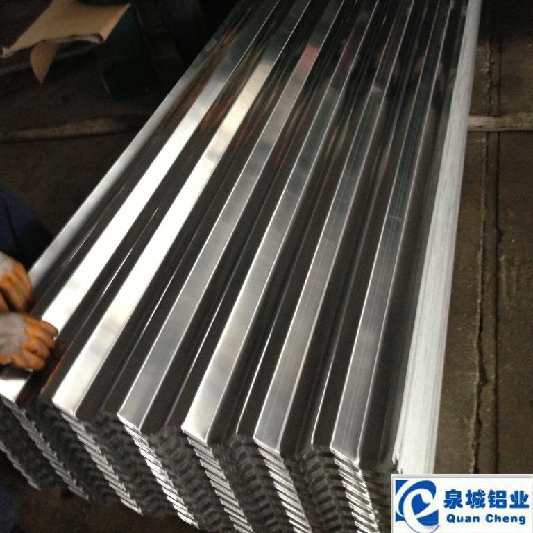 泉城铝业 v125铝板 合金铝卷 管道保温铝板 电厂专用铝材 840铝瓦楞板750压型铝板