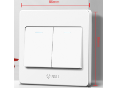 公牛开关插座二开开关