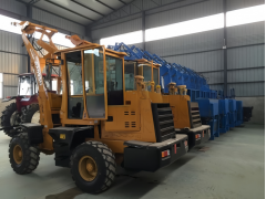 电力施工装载机挖坑机 电线杆挖坑机 电杆钻眼机